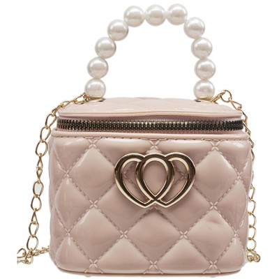 Willow & Ruby Kid's Mini Quilted Bucket Bag - Crossbody Purse for Girls (Youth)