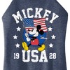 Women's - Disney - Mickey Waving Flag USA Graphic High Neck Tank - 2 of 3