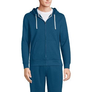 Lands' End Men's Serious Sweats Full Zip Hoodie - 1 of 3