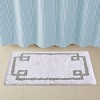 Hotel Collection Style Luxury Tufted Indoor Cotton Bath Rug, Heavyweight Fabric Cloud-Like Bath Rug for Year Round Use - 4 of 4