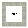 PosterPalooza | Square Sculpted Blue Picture Frame - UV Acrylic, Foam Board Backing, Hanging Hardware - 2 of 4