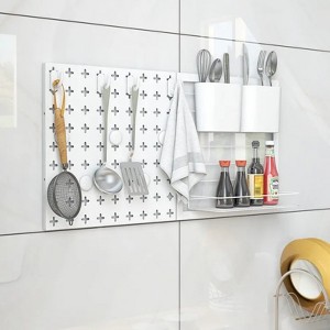 LunaLulinlk Pegboard Combination Kit Combination Wall Organizer with Magnets and Hooks - 1 of 4