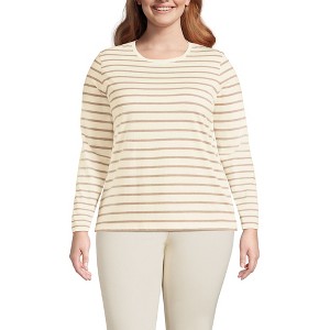 Lands' End Women's Relaxed Supima Cotton T-Shirt - 1 of 4
