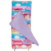 EVERYDAY KIDS Toddler Nap Mat –Unicorn Dreams– Soft Microfiber, Rollup with Handle & Pillow, for Preschool, Daycare, or Travel -Ages 2-6 years - 4 of 4