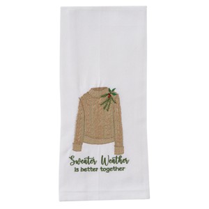 Park Designs Sweater Weather Embroidered Dishtowel Set of 2 - 1 of 3