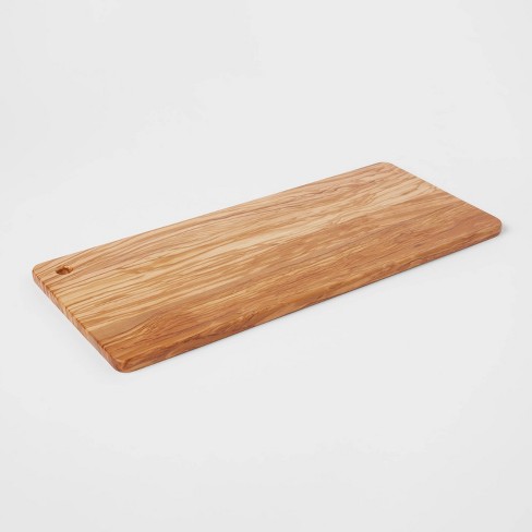 Classic Rectangular Olive Wood Cutting Board-35cm-Cooking-Tray