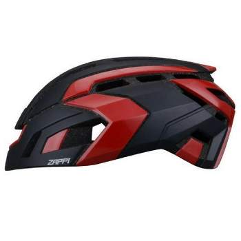 NOW ZAPPI Bike Cycling Helmet - Aerodynamic Bicycle Matte Black/Red S/M