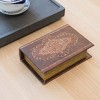 Vintiquewise Decorative Vintage Book Style Trinket Storage Box - 4 of 4