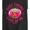 Girls' - Barbie - Dog Pool Goggles Busy Taking Care Of Dog Fitted Short Sleeve Graphic T-Shirt - 2 of 4