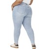 ELOQUII Women's Plus Size The Morgan Super Stretch Skinny Leg Jean - 3 of 4