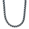 Chisel Stainless Steel Polished Blue IP-plated 6mm 22" Rolo Chain Necklace - 2 of 4