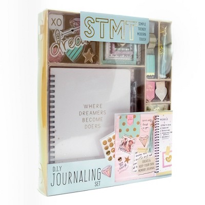 DIY Dreamers Become Doers Journaling Set with Magnetic Bookmarks