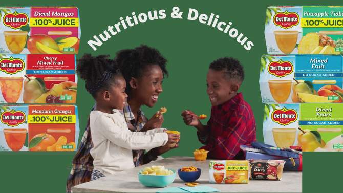 Del Monte Diced Peaches Fruit Cup Snacks, 2 of 5, play video