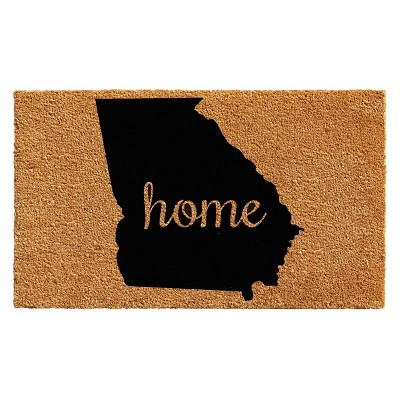 Calloway Mills AZ102432436 Georgia Home Doormat 24 In. x 36 In. Natural/Black