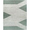 Hauteloom Bushwick Black&White Zigzag Wool Rug - 4 of 4