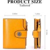 FATMOON Wallet for Women - RFID Blocking Bifold Leather Wallet with 16 Card Slots & Zipper Pocket,Easy-to-Use - 3 of 4