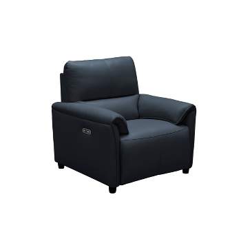 Lily Leather Power Recliner Chair with Power Headrest - Abbyson Living