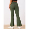 Allegra K Women's Vintage High Waist Stretch Denim Bell Bottoms Jean Pants - 4 of 4