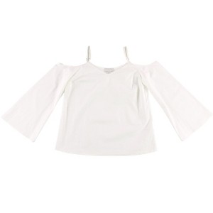 1.STATE Womens Cold Shoulder Knit Blouse - 1 of 2