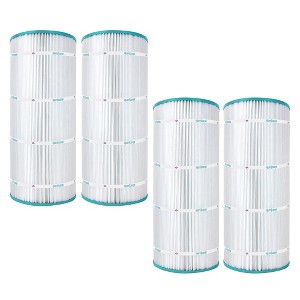 Hurricane 4 Pack HF9410-01 Advanced Pool Filter Cartridge for PAP100-4, Unicel C-9410, Filbur FC-0686, Predator 100, Pentair Clean & Clear 100 - 1 of 4