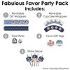 Big Dot of Happiness Ahoy - Nautical - Baby Shower or Birthday Party Favors and Cupcake Kit - Fabulous Favor Party Pack - 100 Pieces - 2 of 4