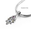 Dream Catcher Charm European Bead CZ Sterling Silver Ginger Lyne Collection - 3 of 4