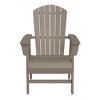 WestinTrends 5 Piece Outdoor Patio Dining Square Table and Shell Back Armchair Set - 3 of 4