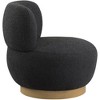 Meridian Furniture,Calais Boucle Fabric Accent Chair - 4 of 4
