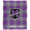 University Of Mount Union Campus Plaid Spirit Silky Touch Super Soft Throw Blanket 50x60 - 2 of 4