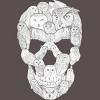Men's Design By Humans Sketchy Owl Skull By Dinny T-Shirt - 2 of 4