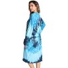 Just Love Womens Nightgown - Long Sleeve Henley Oversized Sleepwear Gown - 2 of 3