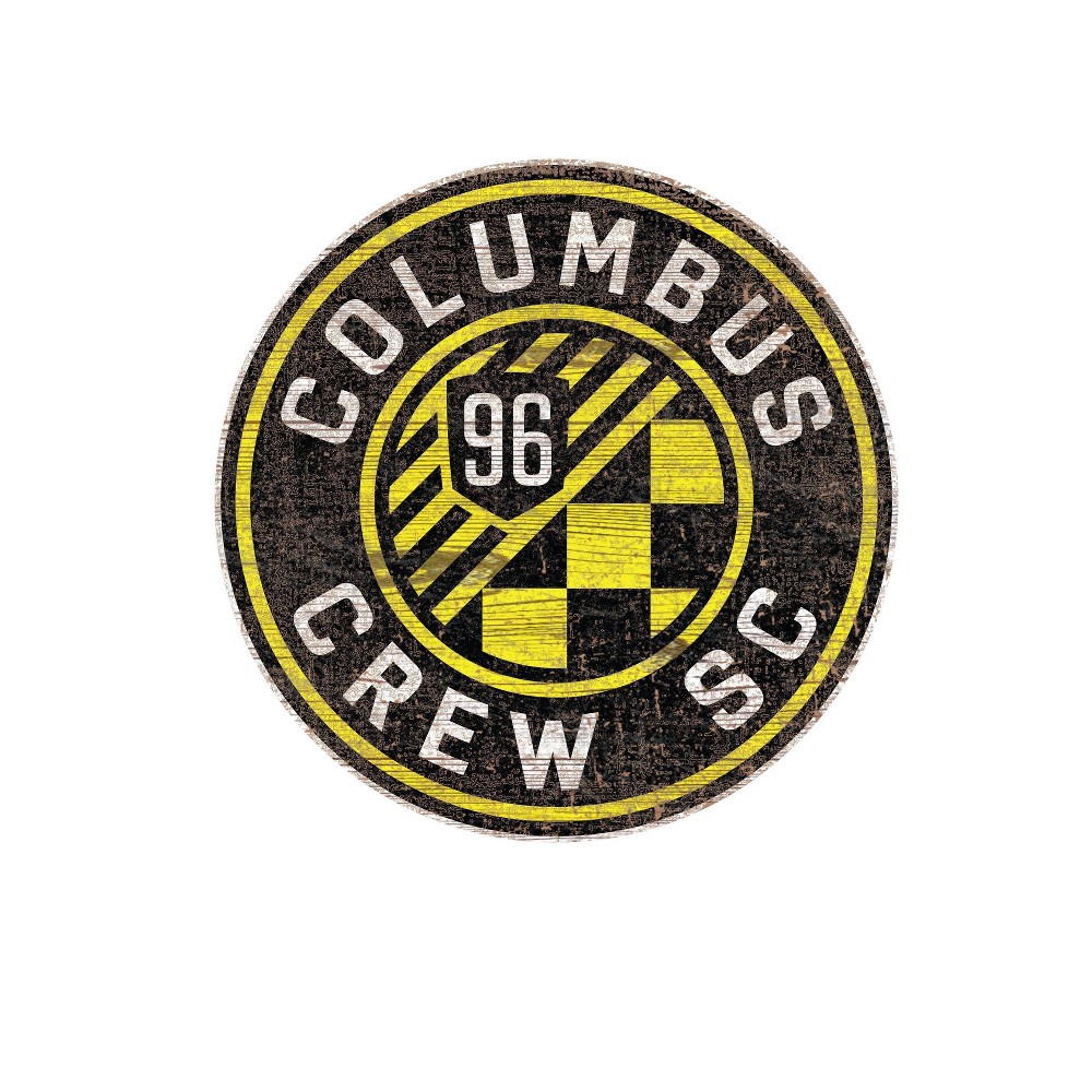 Photos - Wallpaper MLS Columbus Crew Distressed Logo Cutout Sign