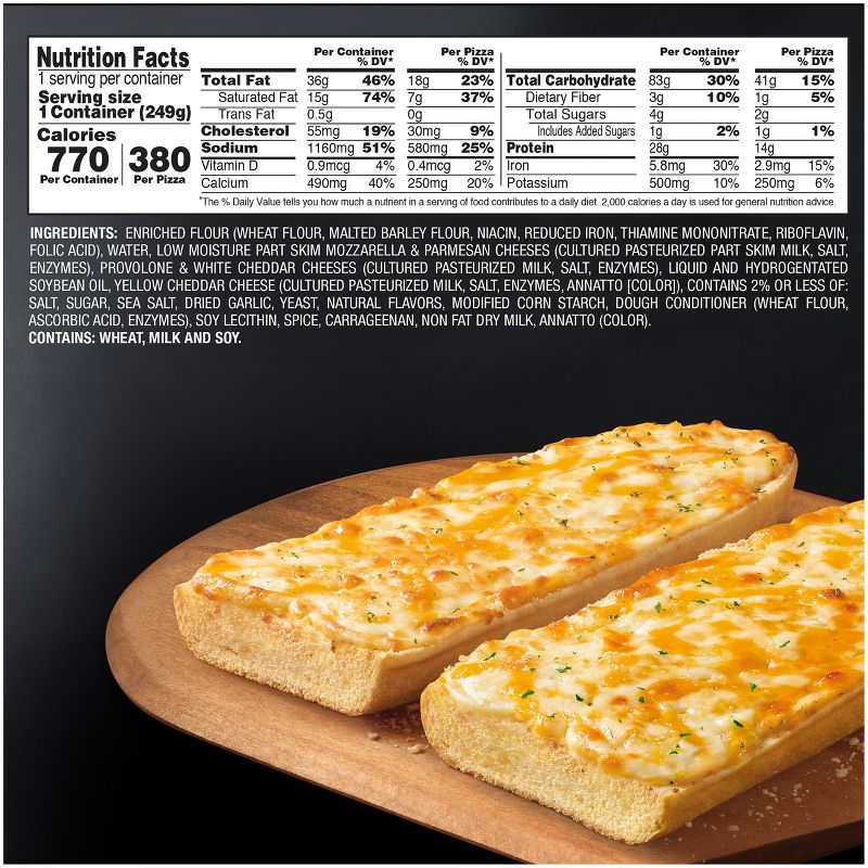 Red Baron Frozen Pizza French Bread 5 Cheese &#38; Garlic - 8.8oz/2pk, 6 of 16