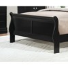 NicBex Traditional Wood Twin/Full/Queen Platform Bed Frame with Headboard and Footboard,Elegant Sleigh Design,Box Spring Needed,Easy Assembly - 3 of 4