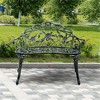 MOEPISY Aluminum Patio Outdoor Garden Bench Chair Loveseat - 2 of 4