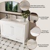43" Modern Bathroom Vanity with Artificial Marble Karalakin Top, Solid Wood Frame, Soft-Close Doors & Drawer Storage -( Single Faucet Hole) - 4 of 4