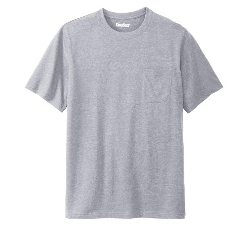 Kingsize Men's Big & Tall Heavyweight Thermal Underwear Crewneck Tee - 5xl,  Gray : Target