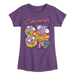 Girls' - Lets Go Luna - Carmen Fitted Short Sleeve Graphic T-Shirt - 1 of 4