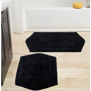 Waterford Collection Cotton Tufted Set of 2 Bath Rug Set - Home Weavers - 1 of 4