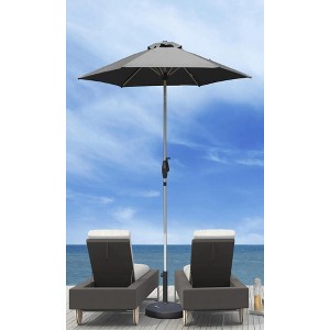 7.5FT Patio Umbrella, Outdoor Table Umbrella with Push Button Tilt and Crank - 1 of 4