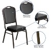 Emma and Oliver 4 Pack Crown Back Stacking Banquet Chair - 4 of 4
