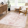 Hauteloom Snead Pink Floral Rug - 2 of 4