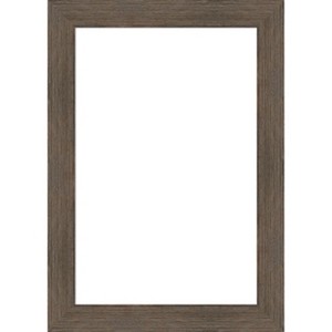 Amanti Art Hardwood Chocolate Narrow Framed Dry Erase Magnetic Board - 1 of 4