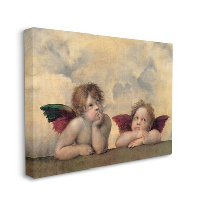 Stupell Industries Angels In Wonder Classic Oil Painting