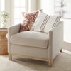 2-Pack Yarn-Dyed Patterns Terracotta Throw Pillows - Becky Cameron, Terracotta Yarn-Dyed Framed Stripe / Distressed Floral, 20 x 20 - 4 of 4