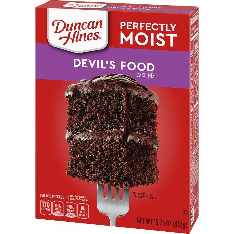 Duncan Hines Devils Food Cake Mix - 16.5oz, 3 of 8