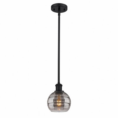Rochester - 1 Light Stem Hung Mini Pendant In Industrial Style-7.88 Inches Tall and 5.88 Inches Wide