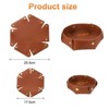 Unique Bargains PU Leather Foldable Jewelry Organizing Storage Trays 2 Pcs - 2 of 4
