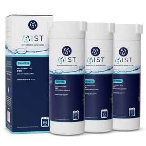 Mist GE XWF Compatible with GE XWF, WR17X30702, GBE21, GDE21, GDE25 Refrigerator Water Filter (3pk) - 1 of 4