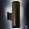 Urban Ambiance Luxury Contemporary Outdoor Wall Light,  14"H x 5"W,  Olde Bronze Finish, UHP1060 - 3 of 4